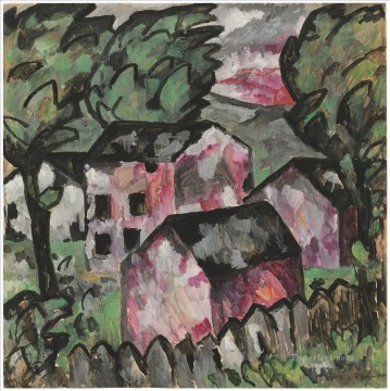 Kazimir Malevich Painting - Landscape Kazimir Malevich